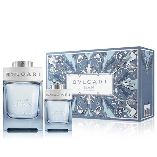 Bvlgari Man Glacial Essence - Eau De Parfum 100ml+15ml Set