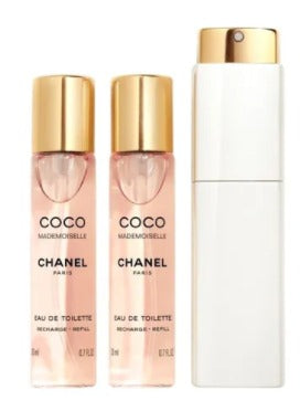 Chanel Coco Mademoiselle Twist & Spray Eau De Toilette 3x20ml/0.7oz - Eau De  Toilette, Free Worldwide Shipping