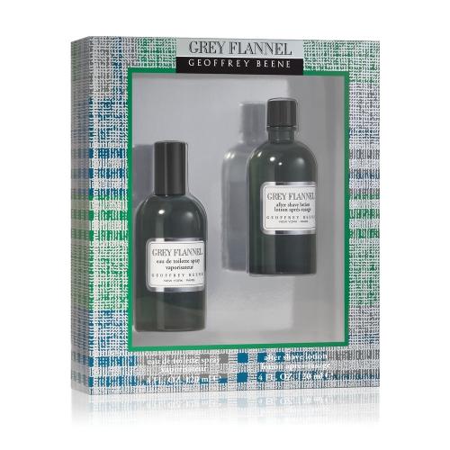 Geoffrey Beene Grey Flannel M - Eau De Toilette 120ml+120ml After Shave Lotion Set